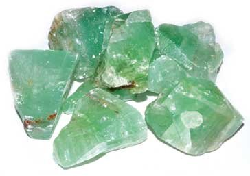 (image for) 1 Lb Green Calcite untumbled