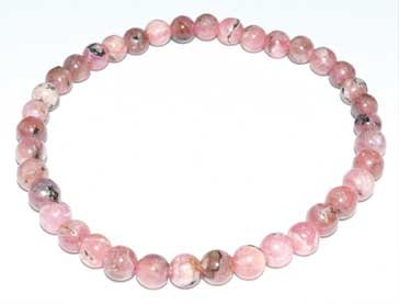 (image for) 4-6mm Rhodocrosite bracelet