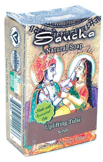 (image for) 3.5oz Uplifting Tulsi soap