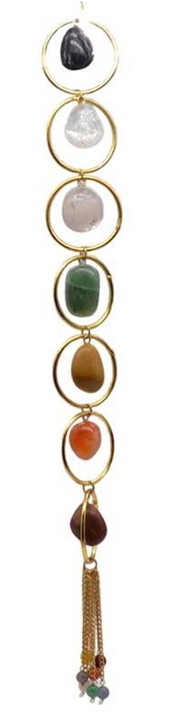 (image for) Gemstone 7 Chakra wall hanging