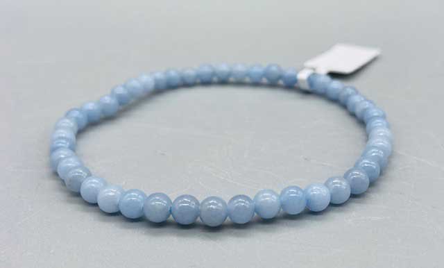 (image for) 4mm Angelite bracelet