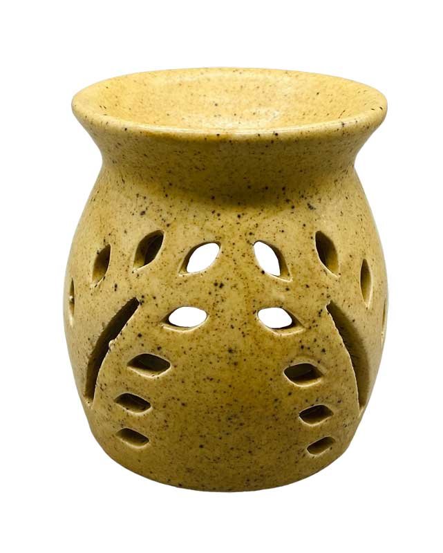 (image for) 3 3/4" Beige Ceramic oil diffuser